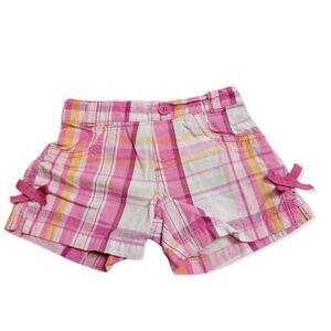 Faded Glory plaid shorts 12mo